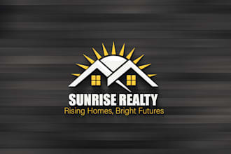 design a modern real estate logo for your property or realtor brand