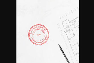 stamp architectural, mep stamp, draw and review all state in USA for city permit