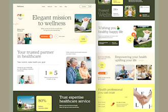 design home care website, healthcare, medical, dental website
