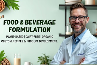 design clean label functional snack, drink and supplement product formulations