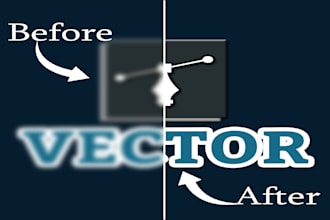 convert raster to vector in just 1 hour, illustration