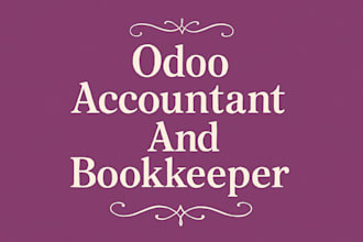 be your odoo accountant and bookkeeper