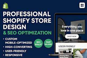 custom shopify store sleek design and seamless navigation