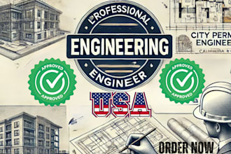 review stamp as licensed civil and structural engineer in california and georgia