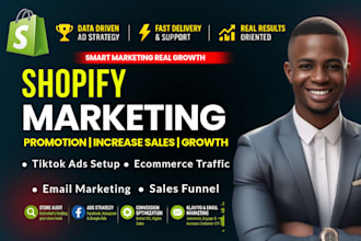 do shopify marketing, promote ecomerce store boost shopify sales with tiktok ads