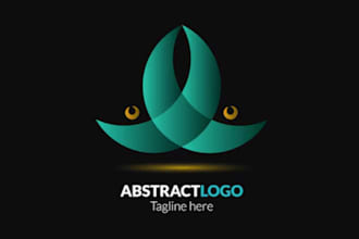 create minimalist abstract wordmark logo