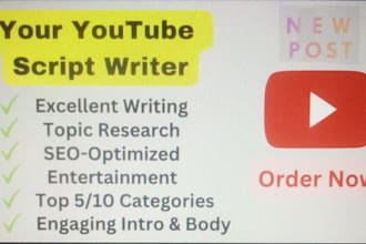 write engaging scripts for your you tube channel