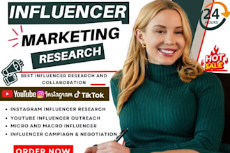 research amazon influencer manager outreach marketing campaign for collaboration