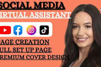 create and set up social media account and set up facebook business page