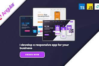develop web app or mvp in angular, wordpress, react, nodejs