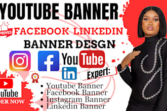 do youtube banner, facebook, twitter, linkedin cover and logo