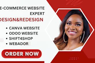 design webador website odoo website shift4shop canva website