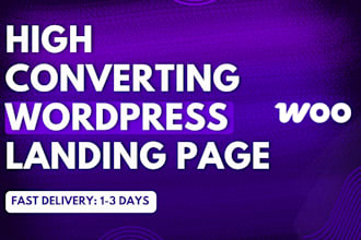 create a high converting wordpress product landing page