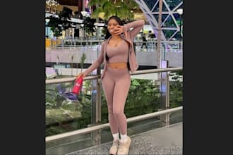 be fitness female model for your product gym and sport activities model