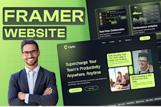 design or redesign stunning framer website