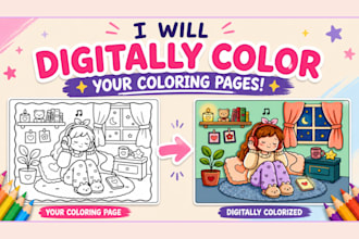 digitally color your coloring pages