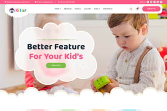 create a mobile friendly kindergarten or daycare website