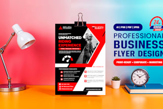 design professional business flyers and flyer design for marketing