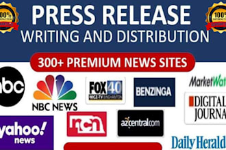 do press release writing and press release distribution