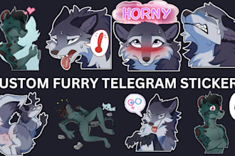 create furry telegram sticker set nsfw furry sticker animated sticker crypto