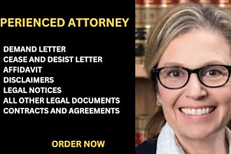 expertly write demand letters, legal notices, cease and desist letters