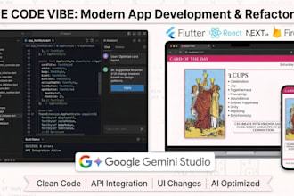 build, fix, or improve your app using ai assisted coding and API integration