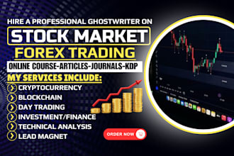 ghostwrite stock market, forex trading, lead magnet, business investing ebook