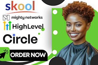 setup skool online community circle so and mighty network online course
