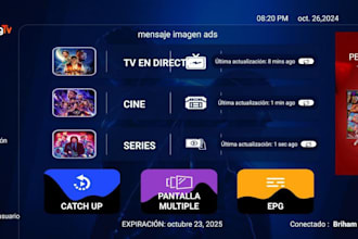 rebrand android iptv app, xciptv , ibo player with multi dns and control panel