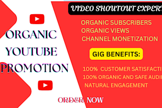 do worldwide youtube shoutout to gain active audience,link share,twitter promote