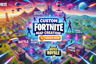 create a high quality custom uefn fortnite game map