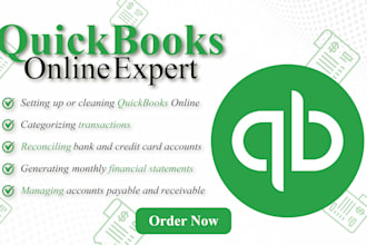 do bookkeeping and bank reconciliation using quickbooks