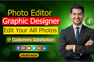 do professional photo editing and graphic designing