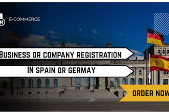 register your business or company in spain or germany vat, taxes