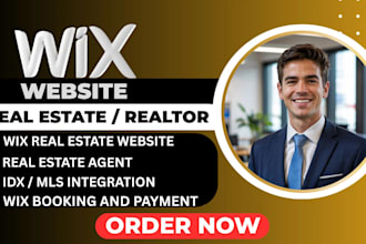 do wix real estste website wix agent idx mls integration with wix website