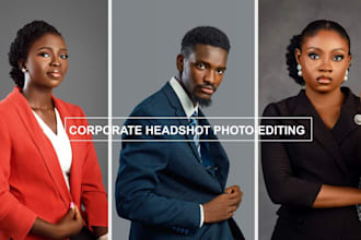 portrait retouch, corporate headshot retouch for linkedin