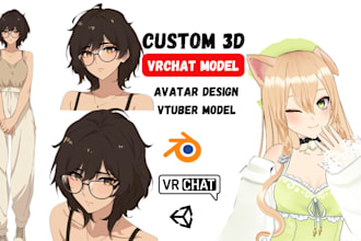 upload edit rig 3d vtuber model anime avatar vrm character vrchat avatar vroid
