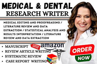 do medical manuscript writing systematic review case report  and review article