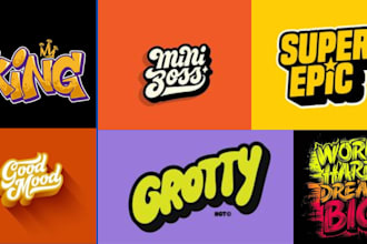 create a captivating graffiti lettering typography for your logo