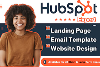 design hubspot email template hubspot landing page hubspot website hubspot crm