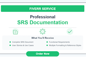 do software requirement specification srs and technical writing