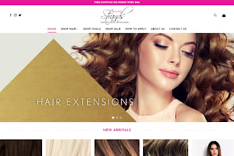 hair extension store hair extension website hair extension shopify website