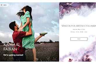 design joy wedding website shopify wedding website online wedding store