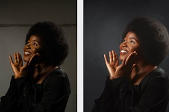 do studio portrait retouching, beauty, headshot photo retouch