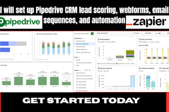 pipedrive crm leadscoring web email sequence salesfunnel customer support zapier