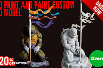 do 3d print and paint figure miniature warhammer 40k painting mini figure aos