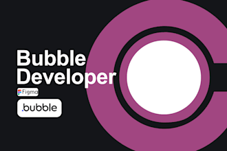 be your bubble io developer bubble mvp bubble website bubble app developer ai