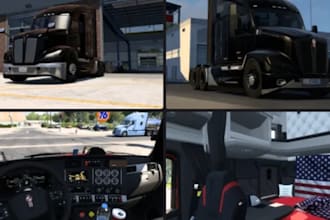 make custom mods skins truck trailers and edit for ats ets2 beamng asseto corsa