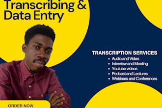 provide flawless audio or video transcription