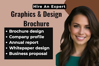 design brochure, company profile, annual report, whitepaper, booklet, proposal